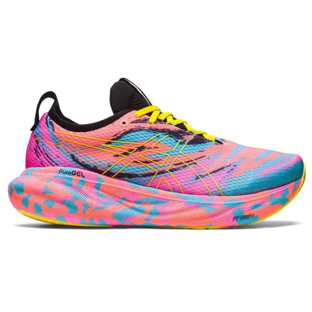 Asics shoes - ASICS GEL-Nimbus 25 - 1011B774-400 - Aquarium/Vibrant Yellow 0