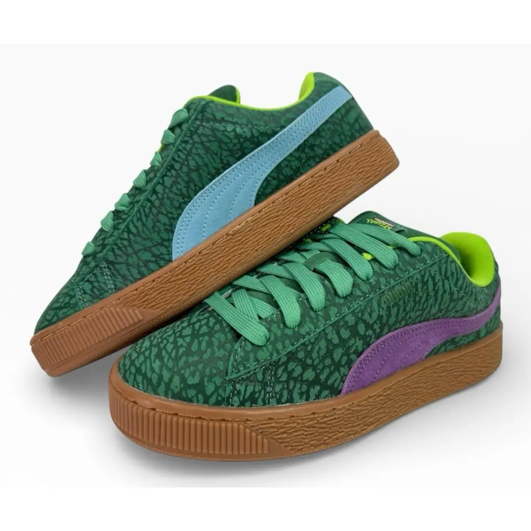 Puma shoes - PUMA Suede - Suede - 401304-01 - Green (UPC: 197673155196) 2