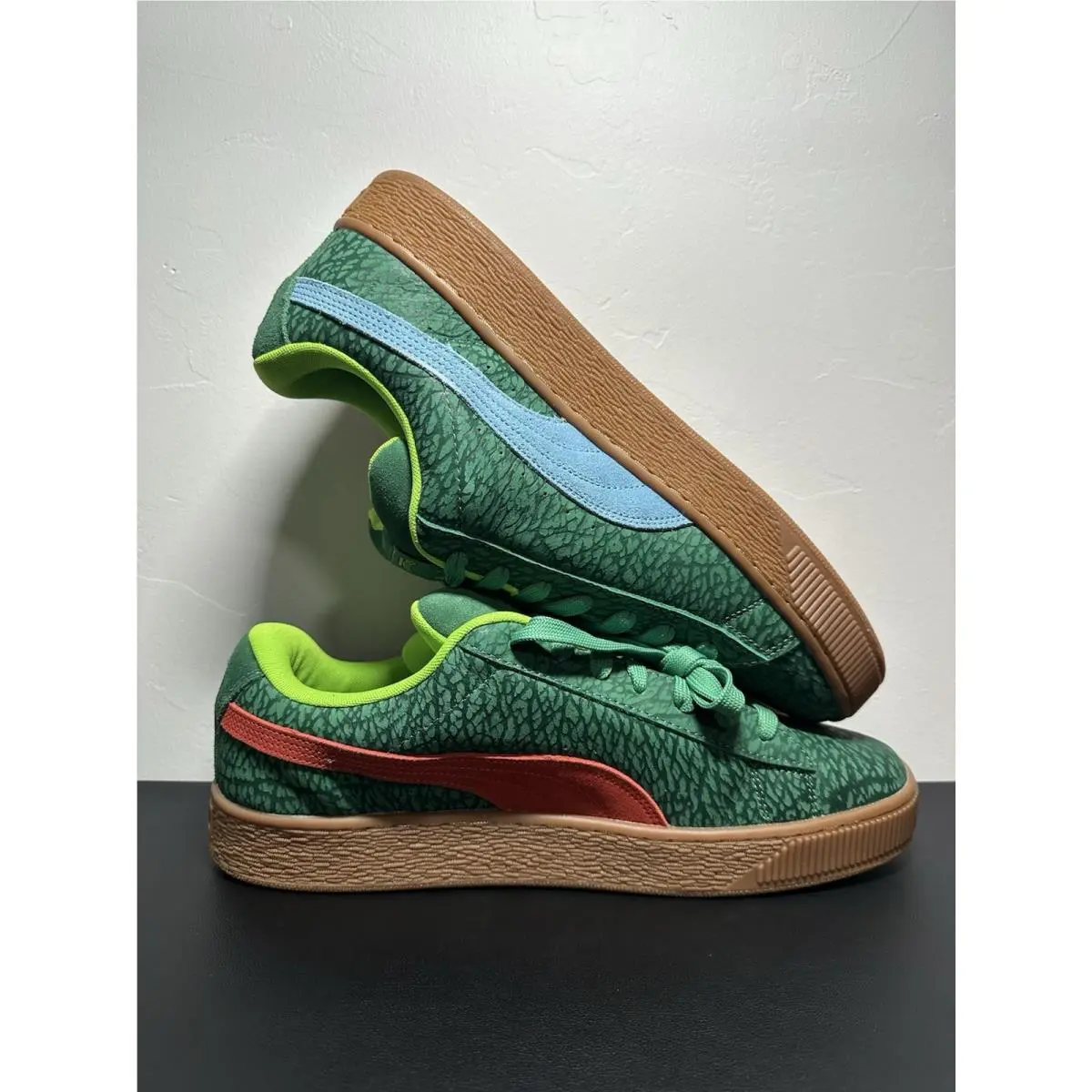 Puma shoes - PUMA Suede - Suede - 401304-01 - Green, Manufacturer: Vine/Gum (UPC: 197673155196) 4