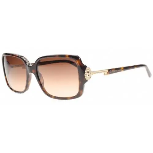 Tiffany Co Sunglasses TF4043B 8015T5 56mm Havana / Polarized Brown Lens