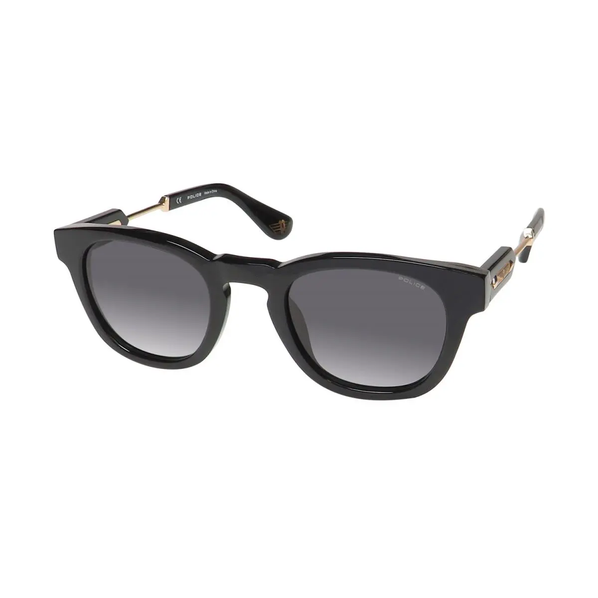 SPLF70 Prince 1 Sunglasses Premium Designer Fashion Accessory Eyewear Hot Black / Gold by Police