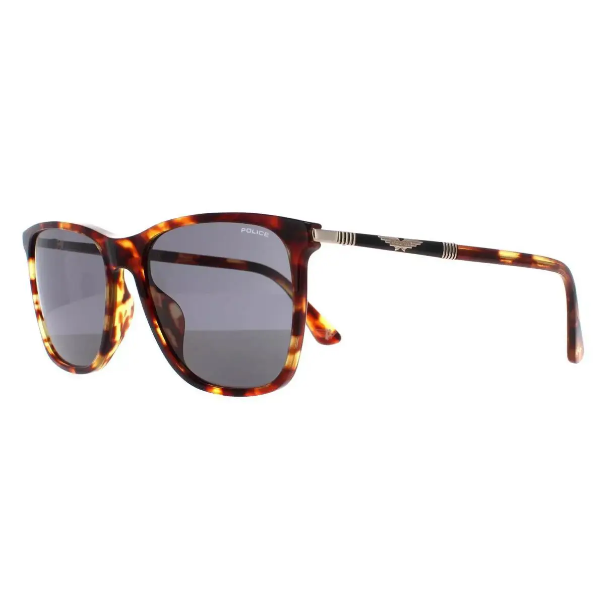 Police SPLD45 08XW Havana-grey Sunglasses 56mm / /