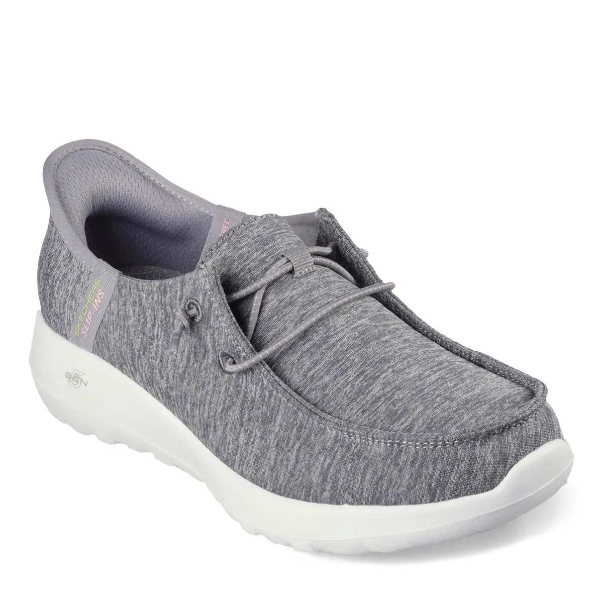 Women`s Skechers Slip-ins: GO Walk Joy - Ibis Slip-on 124646-GRY Grey Fabric-an - Grey