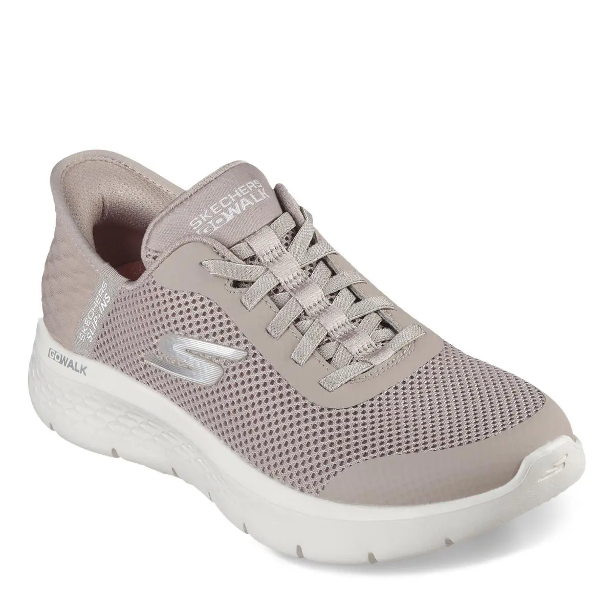 Women`s Skechers Slip-ins: GO Walk Flex - Grand Entry Sneaker 124836-TPE Taupe - Taupe