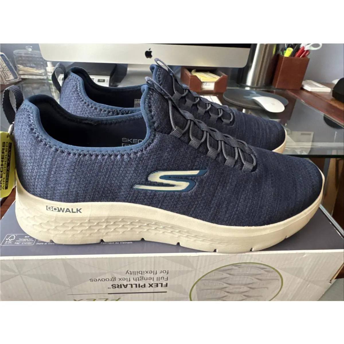 Skechers shoes - Skechers GoWalk Flex - GoWalk Flex - 216484/NVBL - Blue 23