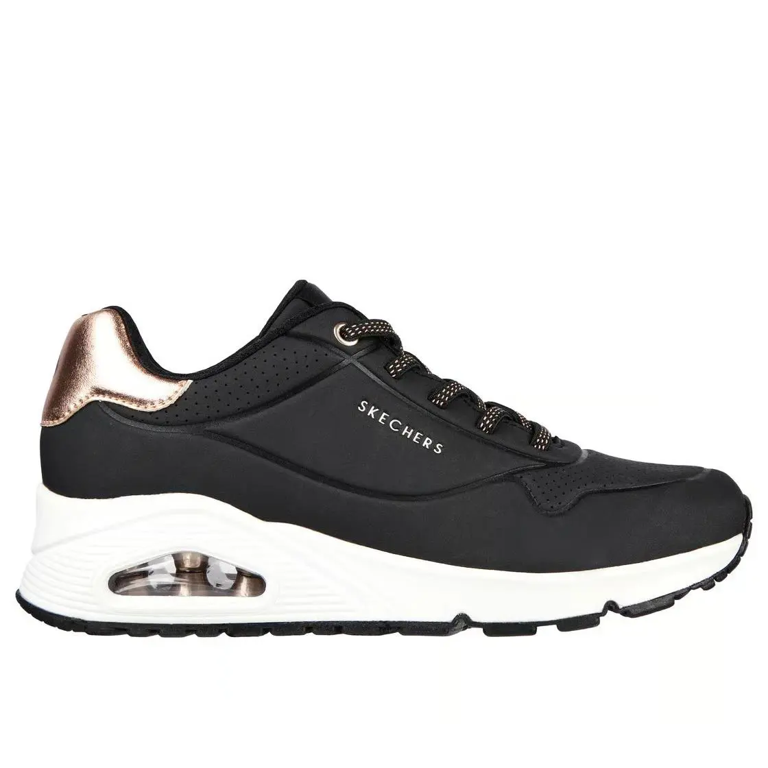 Skechers shoes - Uno - Shimmer Away - Uno Shimmer Away - Black/White 1