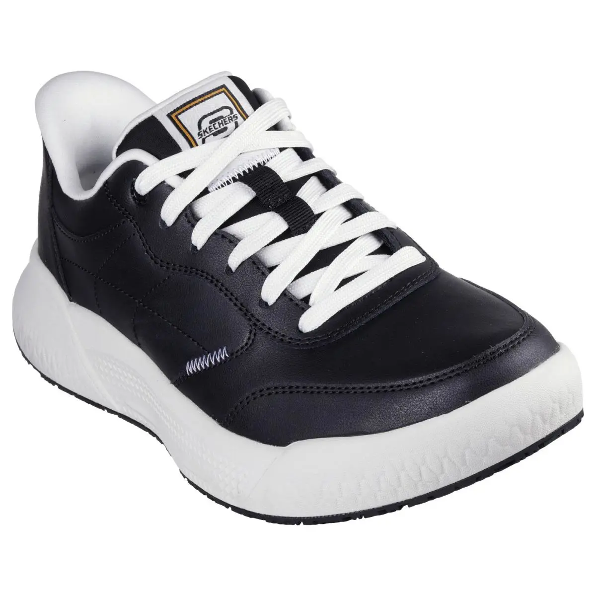 Men`s Skechers Slip-ins Relaxed Fit: Cyrus Creedo Shoes 211013 /bkw Black/white - Black/White