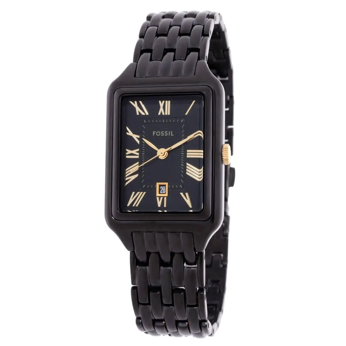 Raquel Quartz Black Dial Ladies Watch ES5385 by Fossil