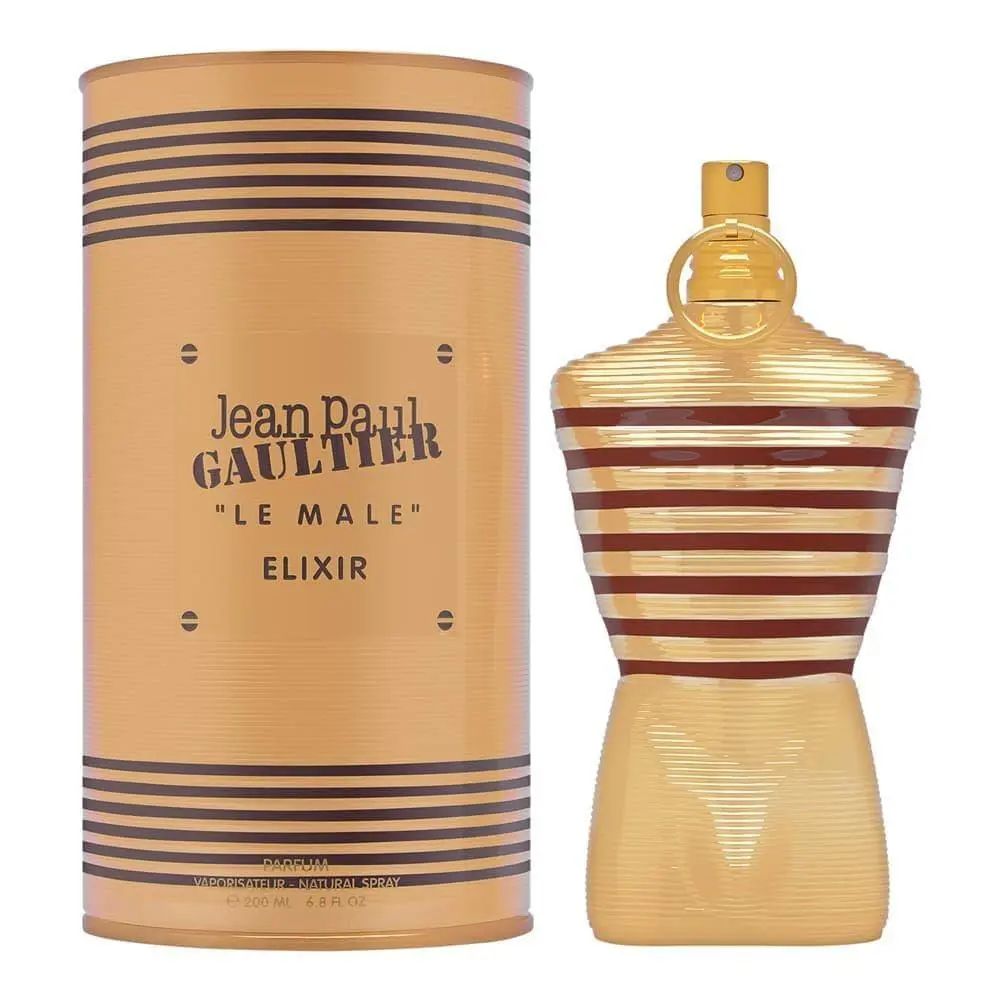 Jpg Le Male Elixir by Jean Paul Gaultier 6.8 Oz Parfum Spray For Men