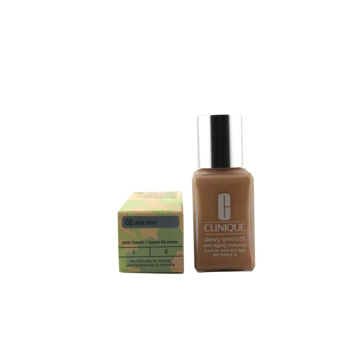 Clinique Dewy Smooth Anti-aging Makeup 02 Cream N VF Foundation