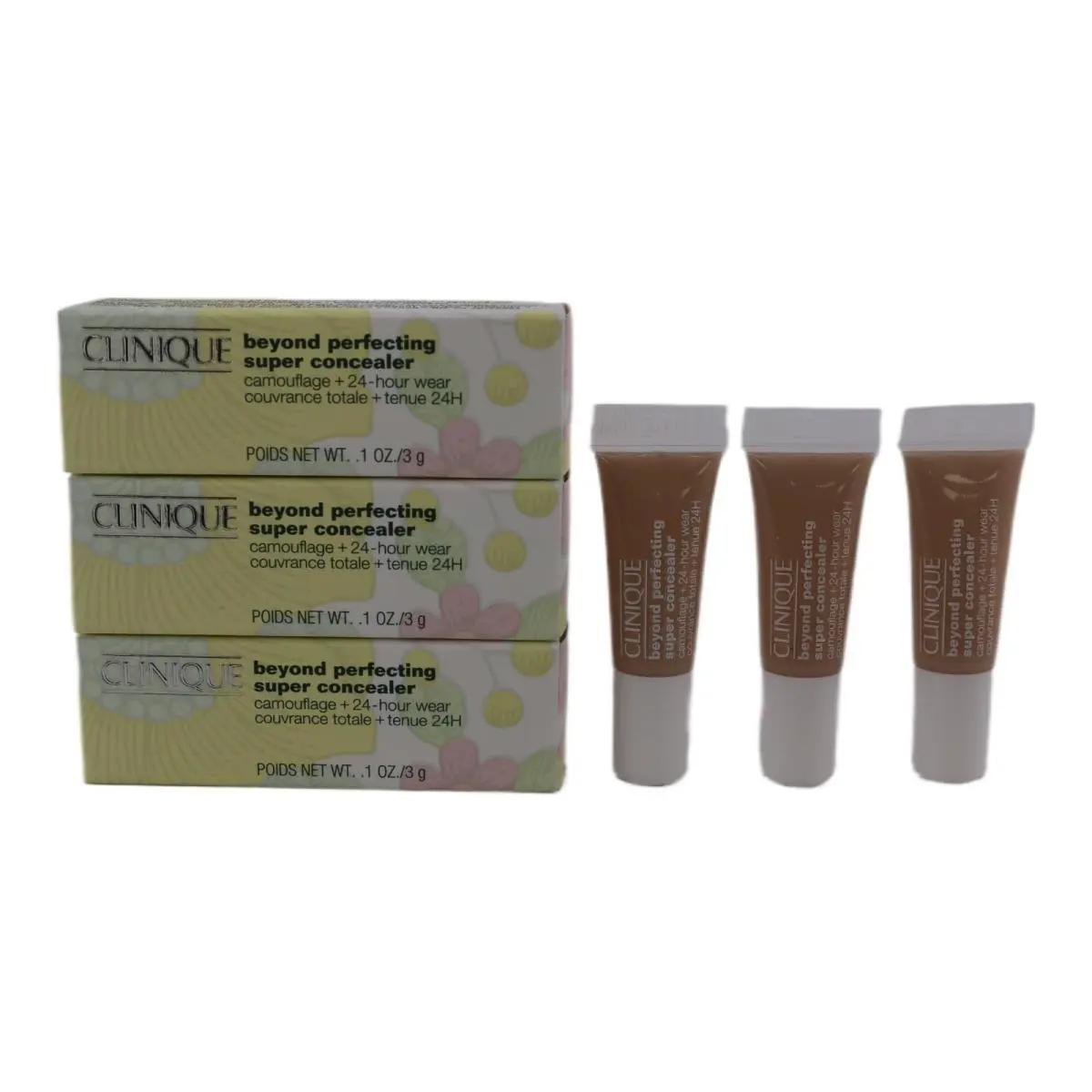 3x Clinique Beyond Perfecting Super Concealer Fair 10