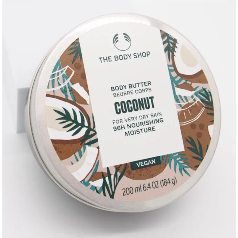 A The Body Shop Coconut 96H Nourishing Butter Full Size 6.75oz 200ml by THE BODY SHOP