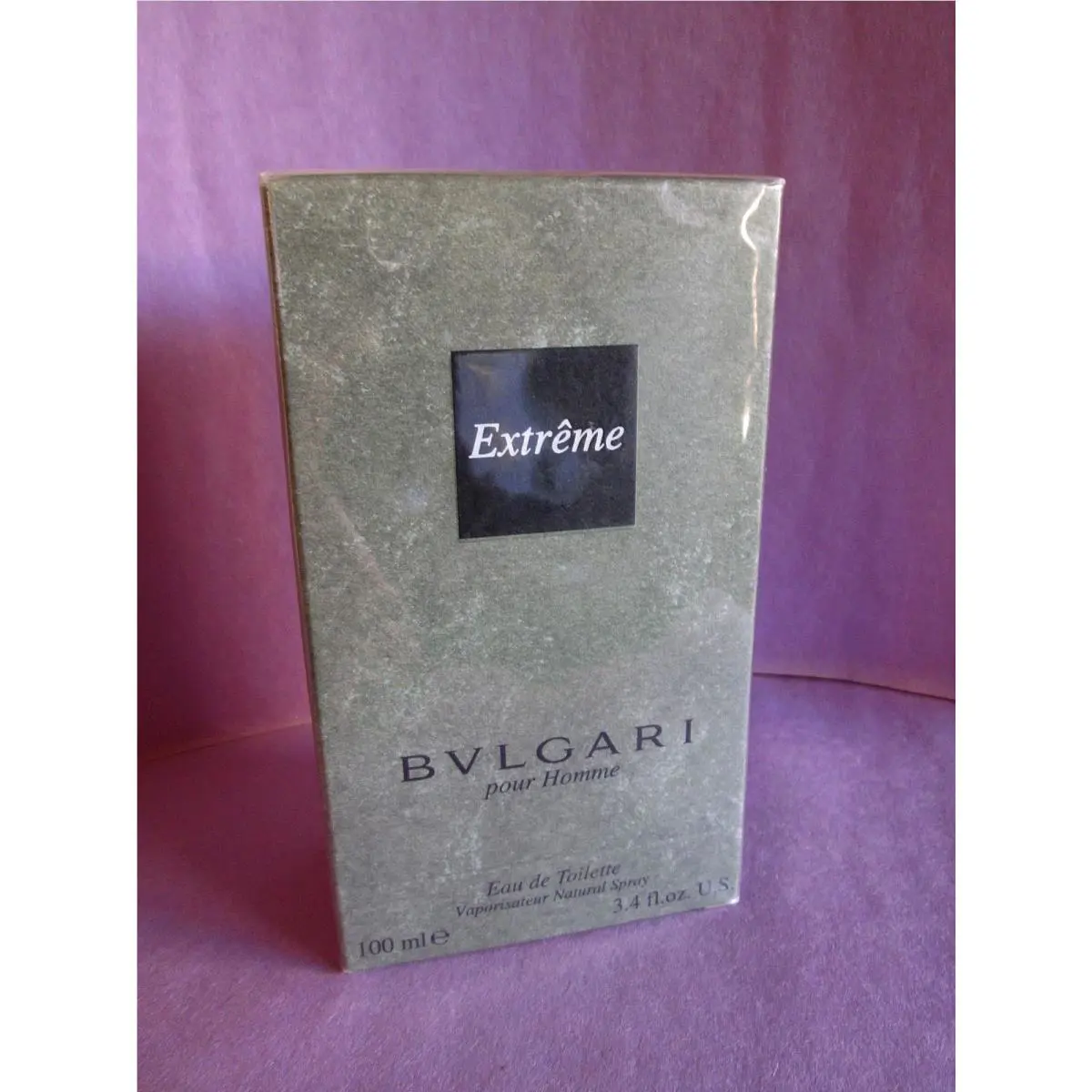 Bvlgari Extreme Pour Homme Vintage Eau de Toilette Spray 3.4 oz 100ml Box