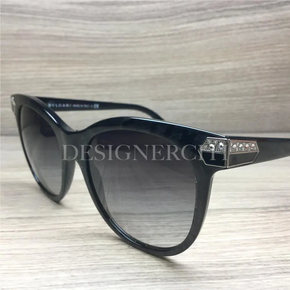 Bvlgari 8185-B 8185 B Sunglasses Black Marble 5412 8G 55mm