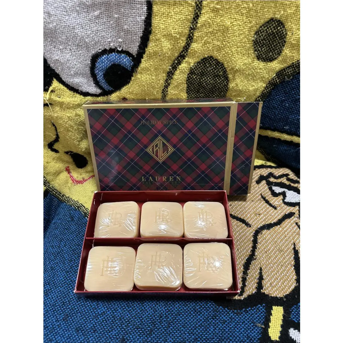 Ralph Lauren Set of 6 Scented Luxury Soaps Holiday Spice