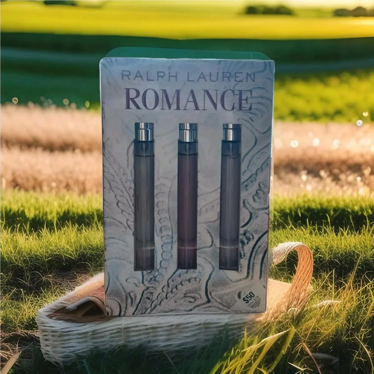 3 Pcs Ralph Lauren Romance Discovery Women`s Gift Set 0.34oz 10ml Each