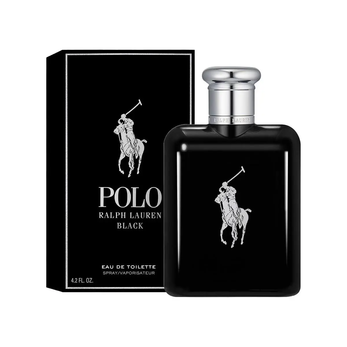 Polo Black By Ralph Lauren Eau De Toilette 4.2 oz Spray - Black