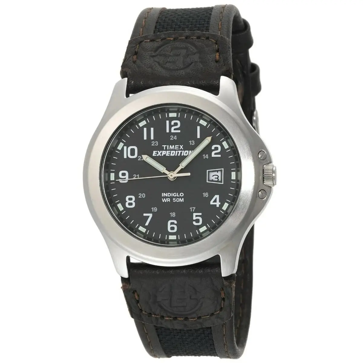 Timex Men`s T40091 Expedition Metal Field Black/brown Black/gray/silver-tone