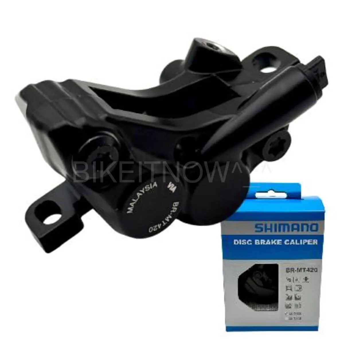 Shimano Disc Brake Caliper BR-MT420 4-Piston Post Mount Metal Pad Front or Rear