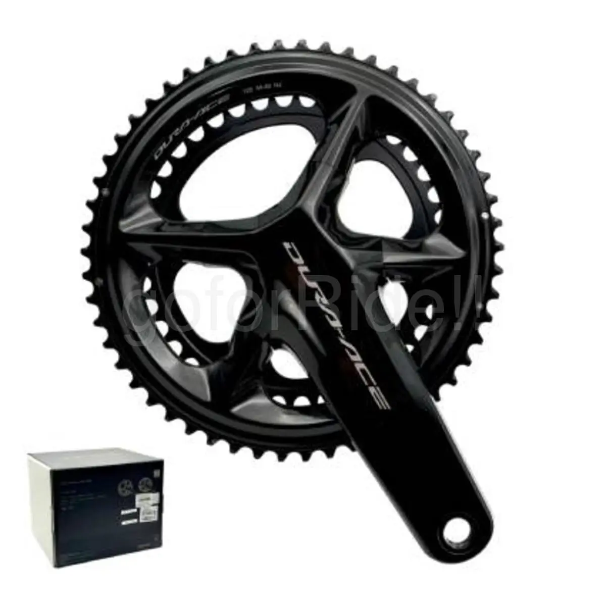 Lightweight Shimano FC-R9200 Dura-ace Crankset 165mm 2x12S 54/40T Hollowtech II