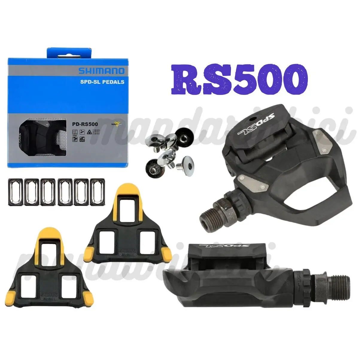 EPDRS500 Shimano PD-RS500 Clipless Pedals w/ SM-SH11