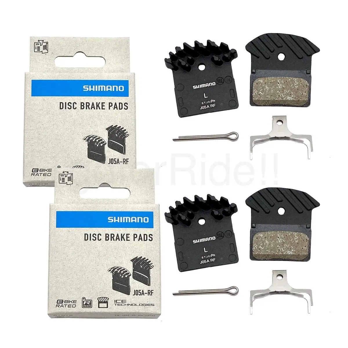 2Pr x Shimano J05A J03A Brake Resin Fin Pad Xtr M9100/M9000/XT M8100/SLX M7100