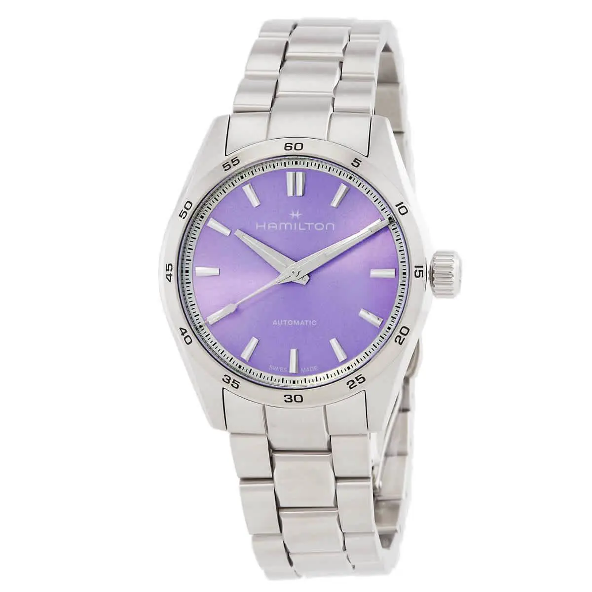 Hamilton Jazzmaster Performer Automatic Purple Dial Watch H36105170