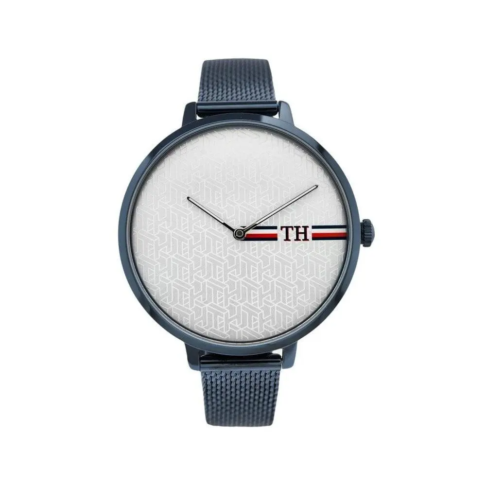 Tommy Hilfiger Blue Ion-plated Mesh Bracelet Watch 1782183