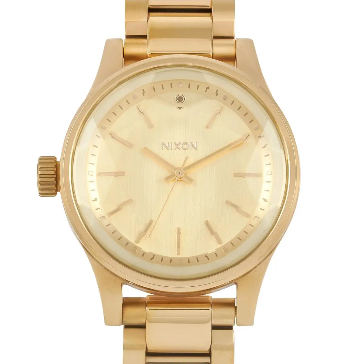 Nixon Facet 38 mm Stainless Steel All Gold Ladies Watch A409-502 A409-502-00