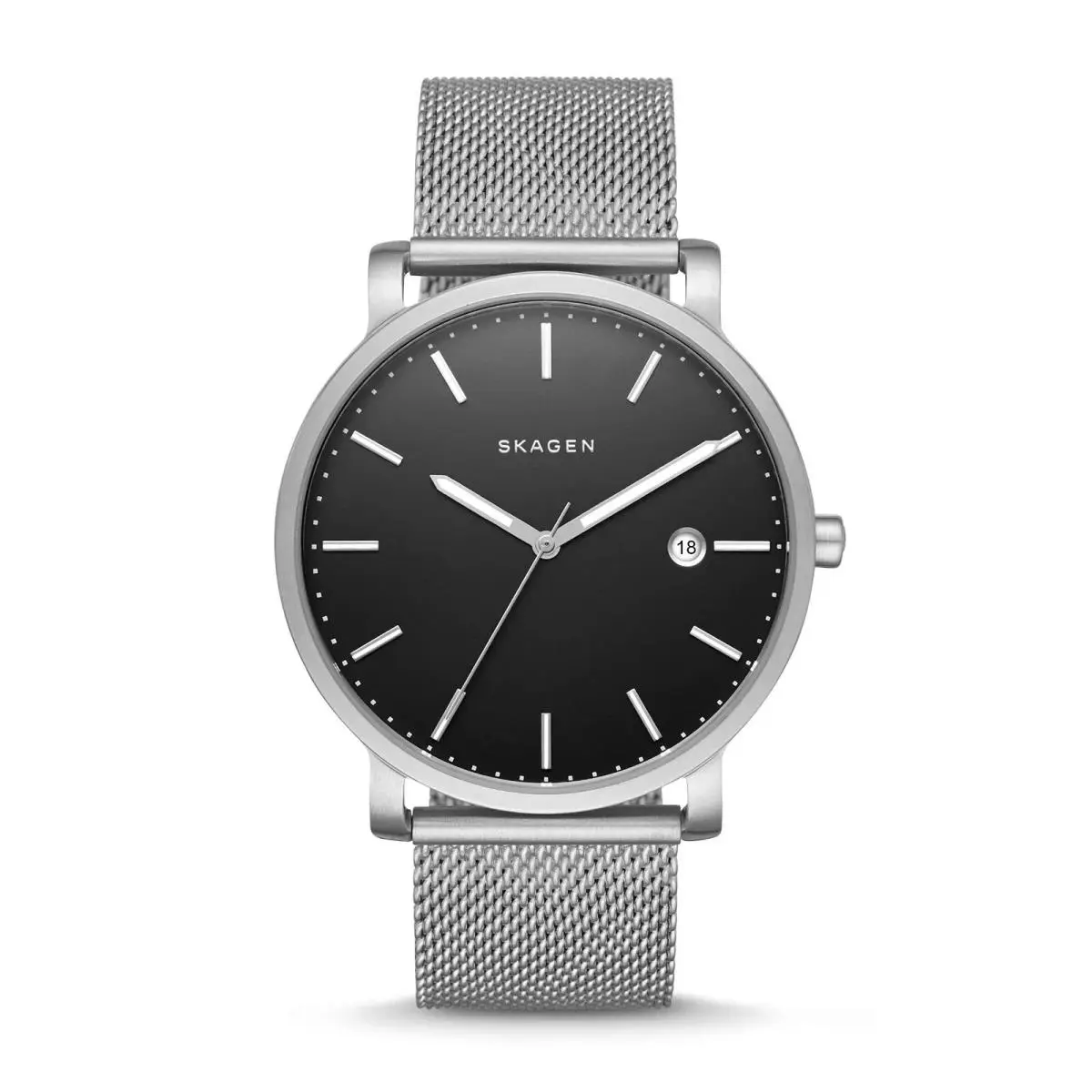 Skagen SKW6314 Hagen Black Dial Mesh Stainless Steel Men`s Watch
