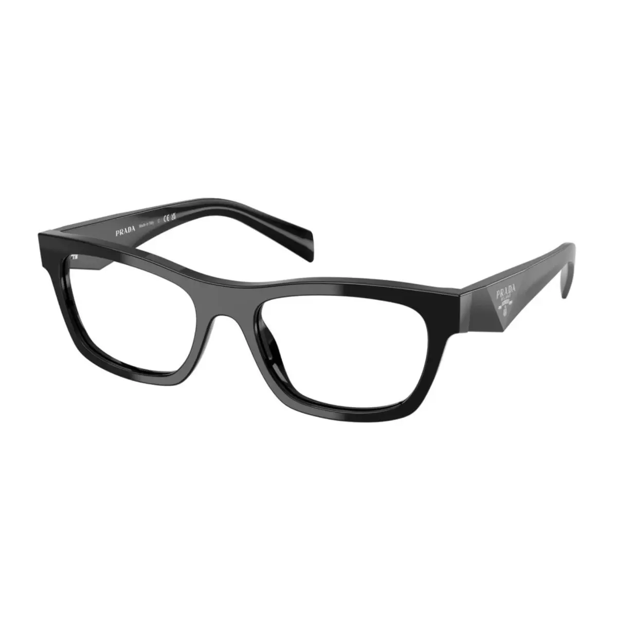 Prada Reading Glasses Vpr B01 16K-1O1 54-19 145 Black Cat Eye Frames Readers