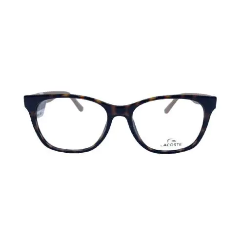 Lacoste L2767 214 Brown Havana Square Full Rime Designated Eyeglasses