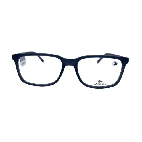 Lacoste L2859 024 Matte Black Rectangle Plastic Full Rim Designated Eyeglasses
