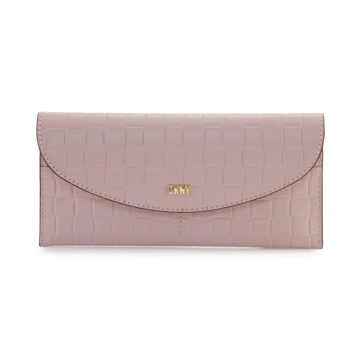 Dkny Donna Karan York Grayson Flap Wallet Purse IN Pink Ships Free
