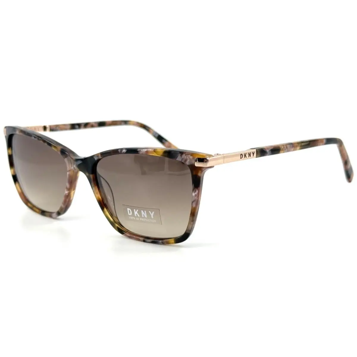 Dkny DK539S Womens Plastic Sunglass 237 Dark Tortoise 55-16 w Case by DKNY