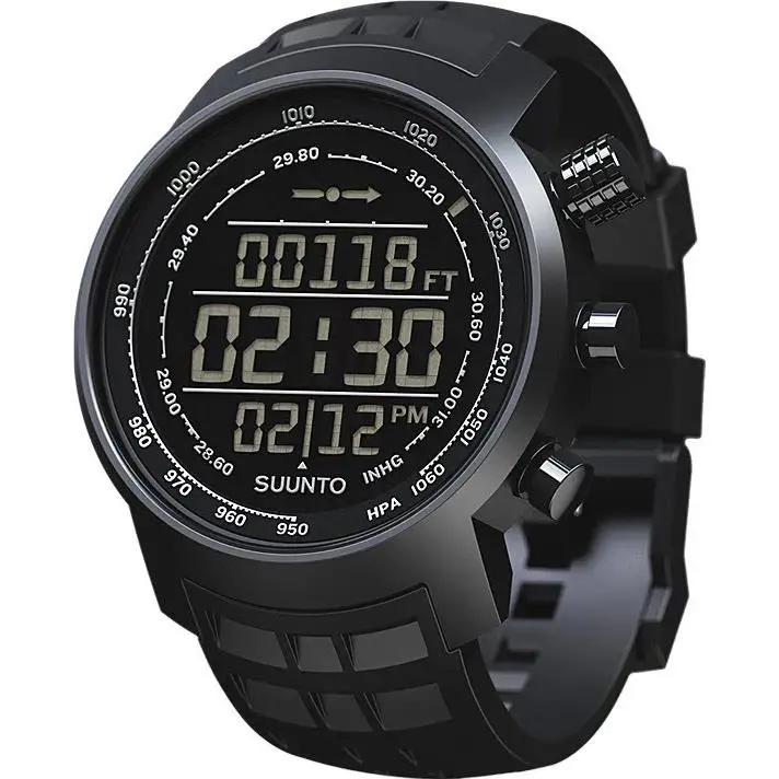 Suunto Elementum Terra All Black Sapphire Compass Outdoor Watch SS016979000 - Black
