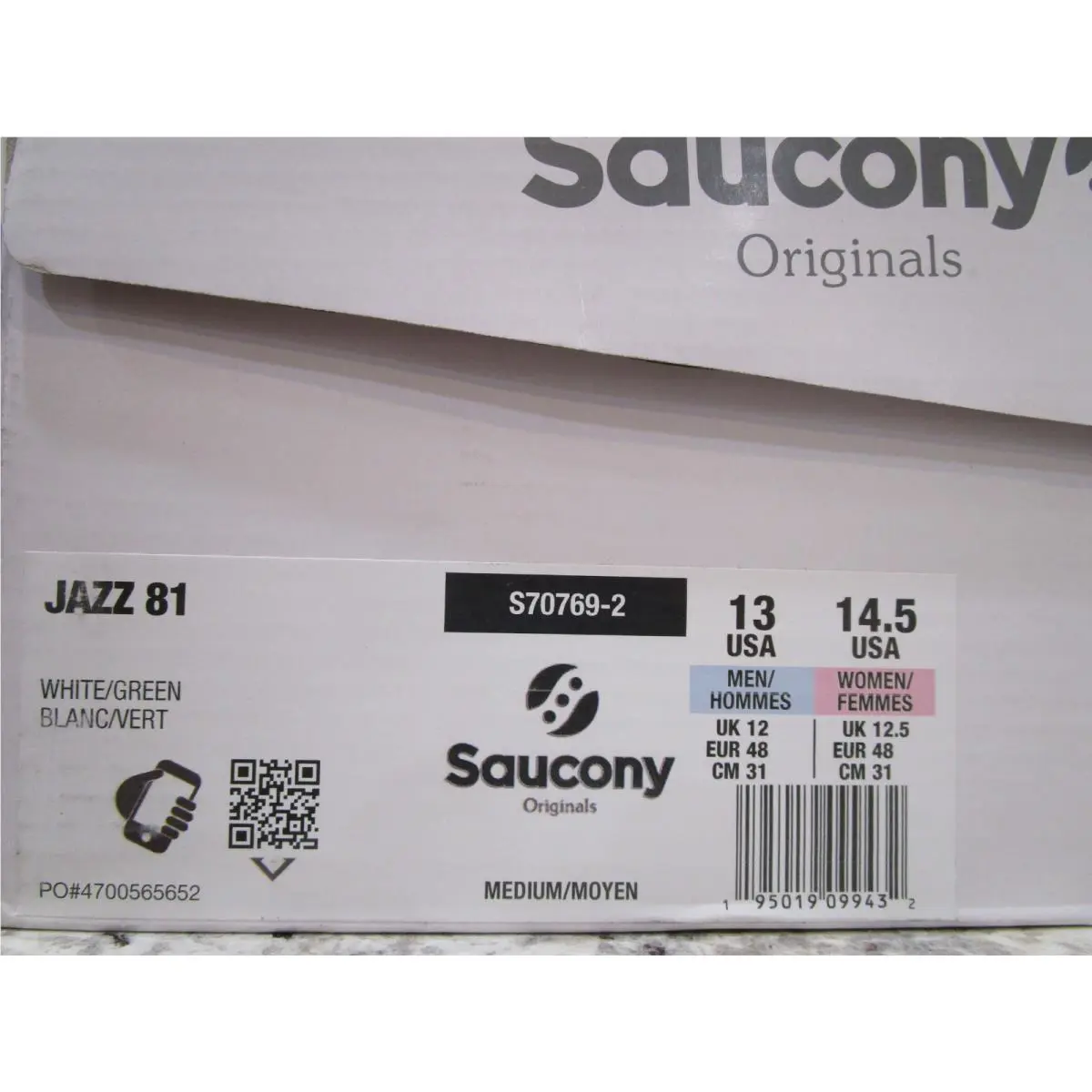 Saucony shoes - Saucony Jazz 81 - Jazz - S70769-2 - White/Green 4