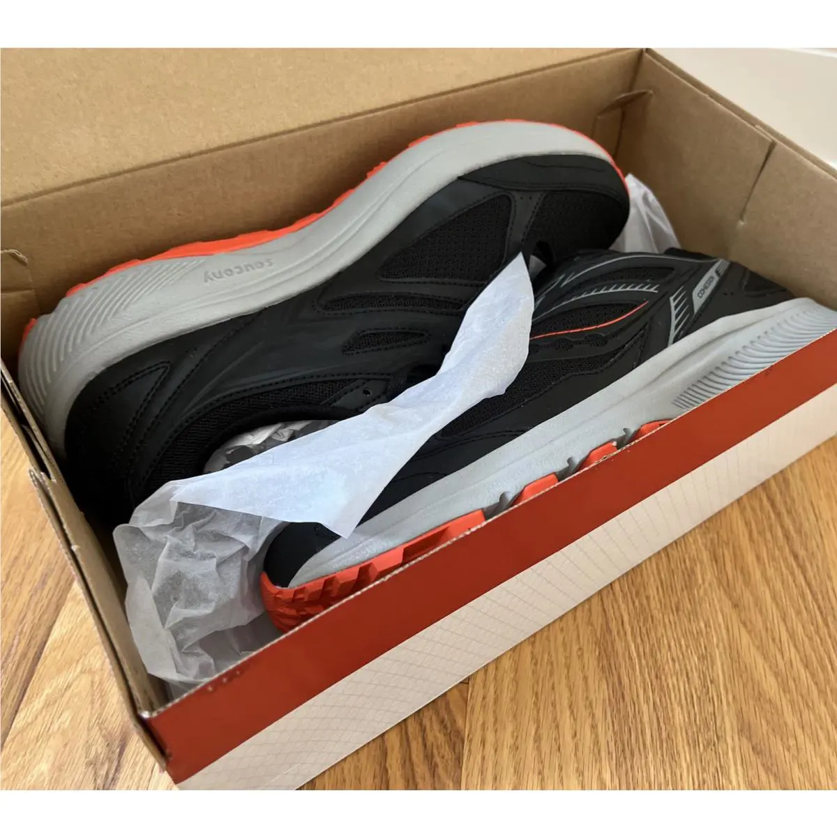 Saucony shoes - Saucony Cohesion - Cohesion - S20633-1 - Black, Secondary: Red 5