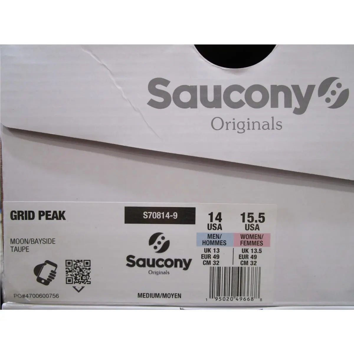 Saucony shoes - Saucony Grid Peak - Grid Peak - S70814-9 - Moon/Bayside 4