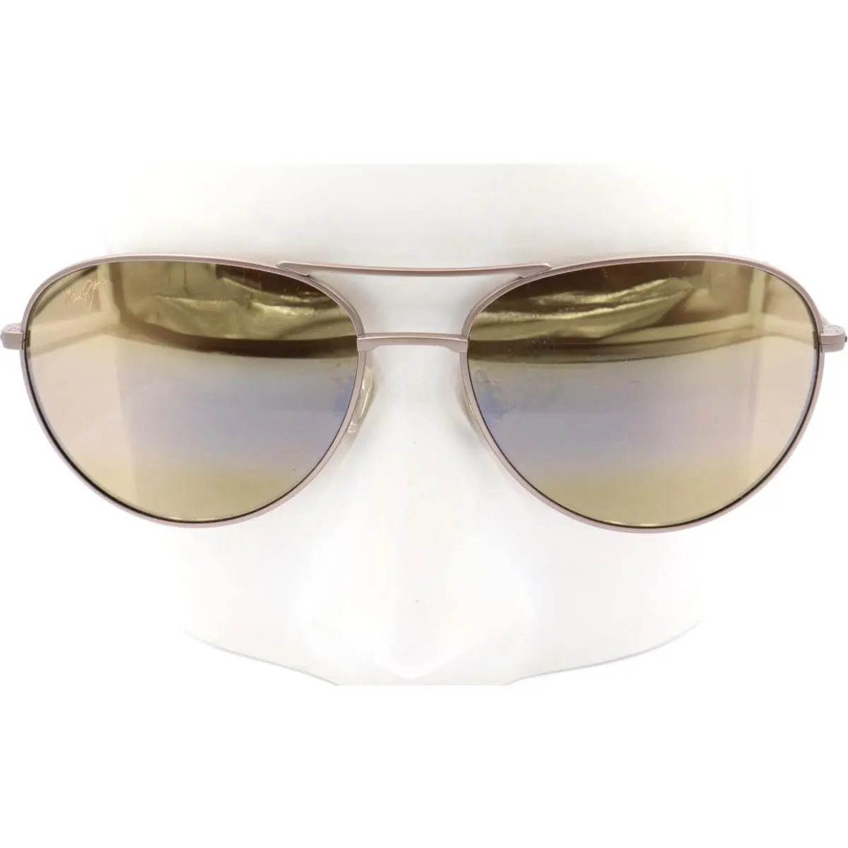 Maui Jim Walaka Titanium Aviator Bronze Sunglasses H885-01 / MJ0885S-003