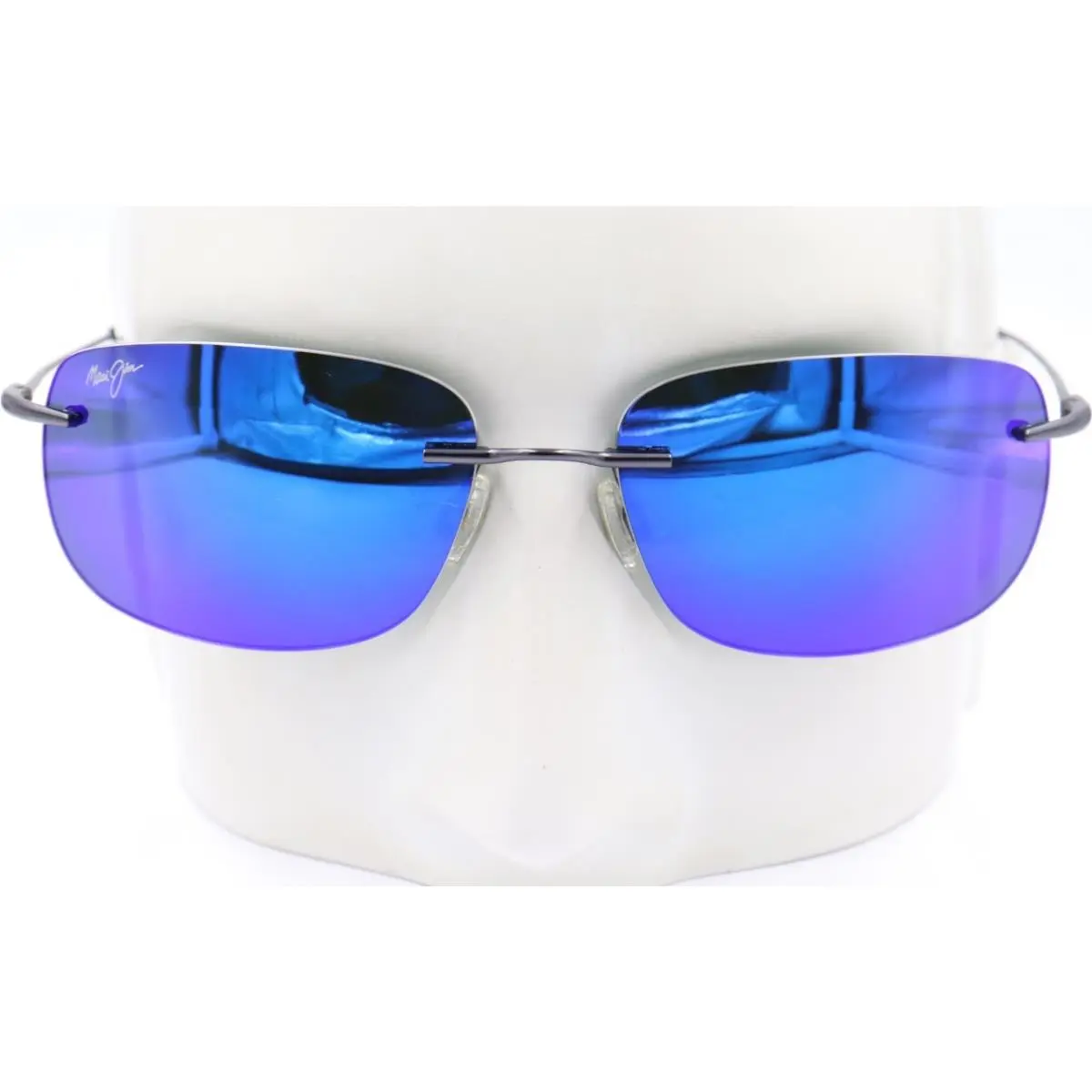 Maui Jim Ohai Gunmetal Blue Hawaii Sunglasses MJ0334S-002 / B334-02D