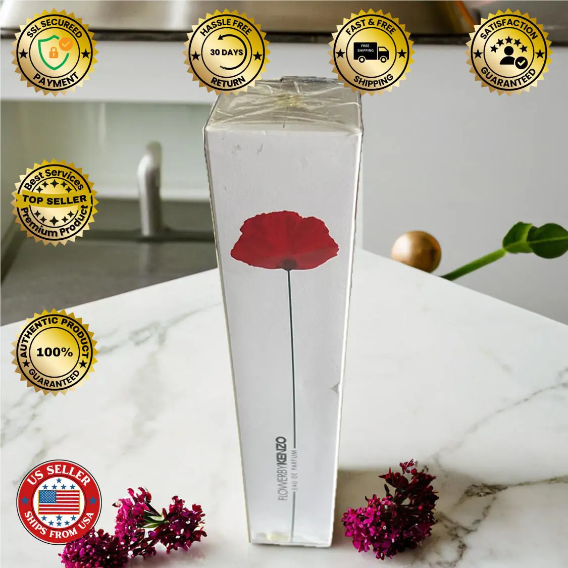 Flower By Kenzo Eau De Parfum – Iconic Elegant Women’s Frag