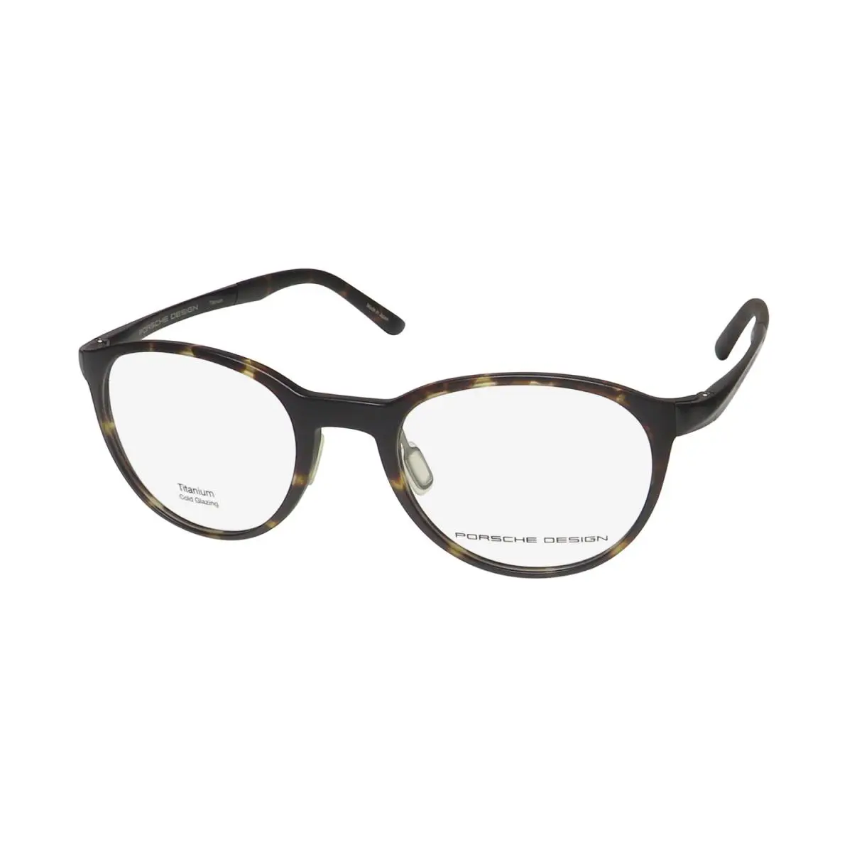 Design P8342 Eyeglass Frame/glasses Titanium Hardware Made IN Japan Rare Havana by Porsche