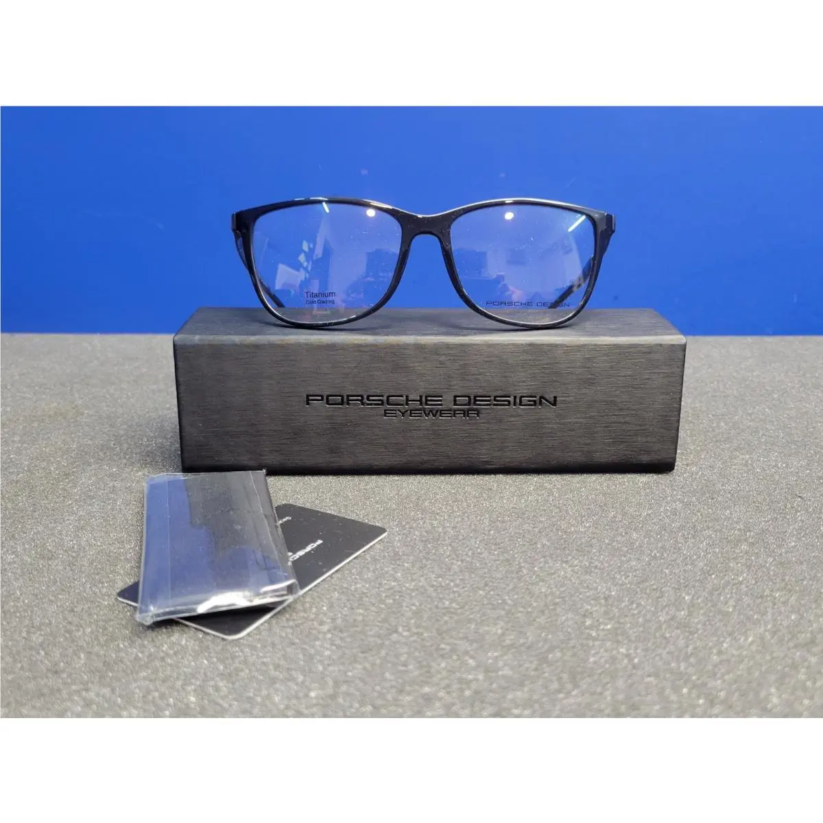 Porsche Design Mens Eyeglasses P8266 A Black Full Rim