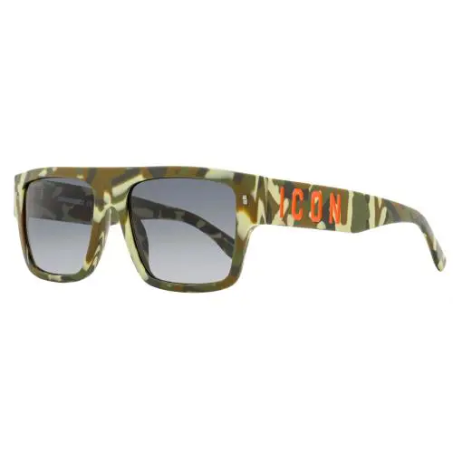 Dsquared2 Icon Rectangular Sunglasses Icon 0003/S 6DB9O Camo 56mm