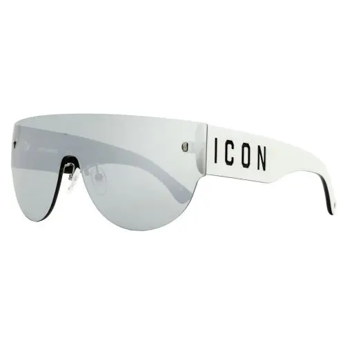 Dsquared2 Icon Shield Sunglasses Icon 0002/S CCPT4 White 99mm by DSquared2
