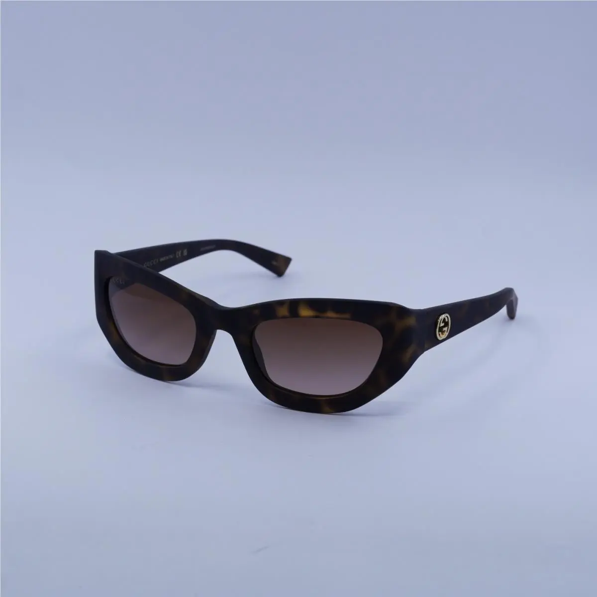 GG1784S 002 Matte Dark Havana/brown Gradient 52-22-135 Sunglasses by Gucci