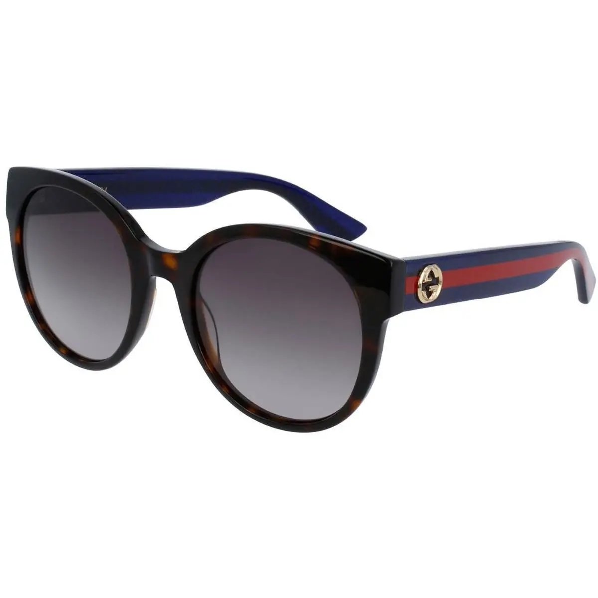 Gucci Women`s Sunglasses Gradient Brown Nylon Lens Acetate Frame GG0035SN 004