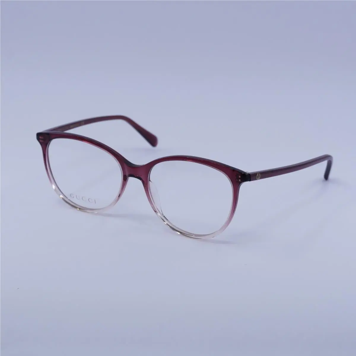 Gucci GG0550O 007 Burgundy Gradient 53mm Eyeglasses