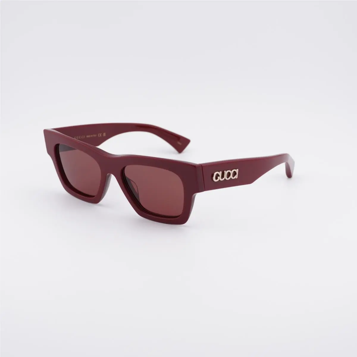 GG1835S 003 Shiny Burgundy/burgundy 52-18-145 Sunglasses by Gucci